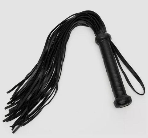 Love Honey Fifty Shades Vegan Leather BDSM Flogger for Impact Play - Whips And Crops