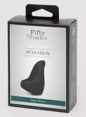Love Honey Fifty Shades of Grey Sensation Rechargeable Finger Vibrator - Finger and Tongue Vibrators