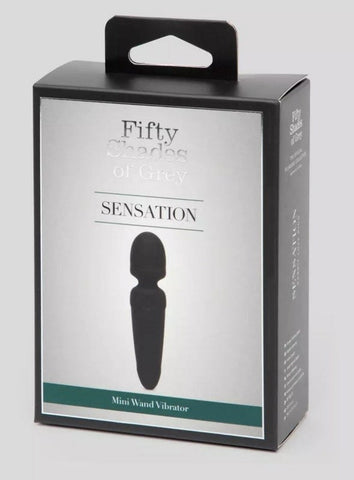 Love Honey Fifty Shades of Grey Sensation Rechargeable Mini Wand Vibrator - Mini & Slim Vibrators