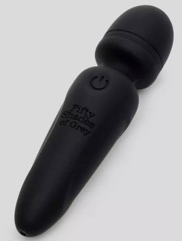 Love Honey Fifty Shades of Grey Sensation Rechargeable Mini Wand Vibrator - Mini & Slim Vibrators