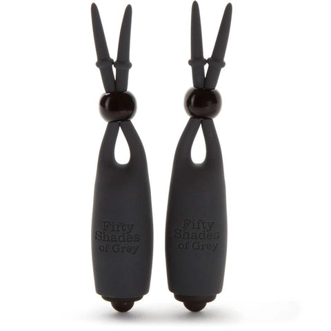 Love Honey Fifty Shades of Grey Sweet Tease Vibrating Nipple Stimulators - Nipple and Clit Clamps