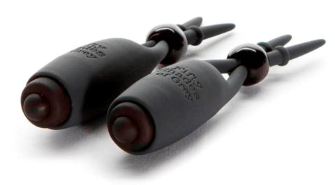 Love Honey Fifty Shades of Grey Sweet Tease Vibrating Nipple Stimulators - Nipple and Clit Clamps