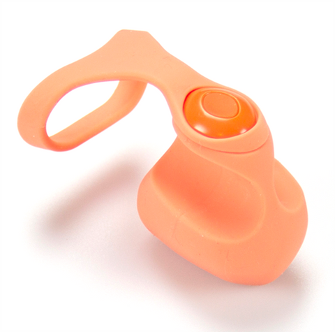 Dame Products Fin By Dame Jade Finger Vibrator with Removable Tether System - Finger and Tongue Vibrators