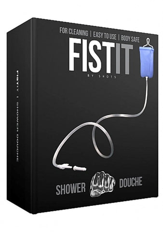 Shots Toys Fist It Shower Douche Hands Free Anal Cleansing System - Enemas and Douches