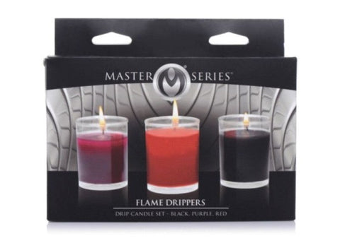 XR Brands Flame Drippers Drip Candle Set Temperature Play Candles - Sex Pheromones and Perfumes