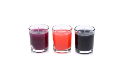 XR Brands Flame Drippers Drip Candle Set Temperature Play Candles - Sex Pheromones and Perfumes