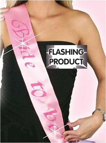Pipedream Products Flashing Bride To Be Sash with LED Lights - Sex Games, Coupons and Tricks