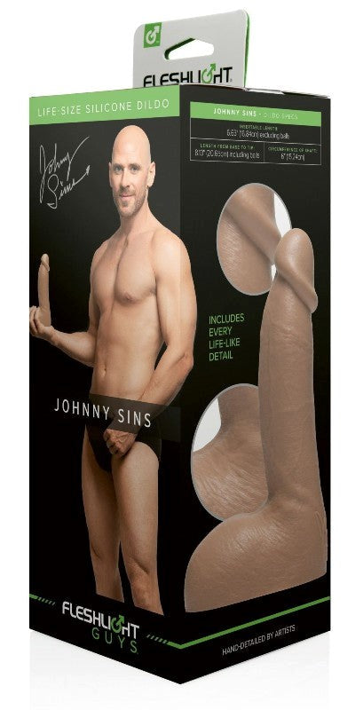 Fleshlight Guys Johnny Sins Realistic Dildo - - Realistic Dildos