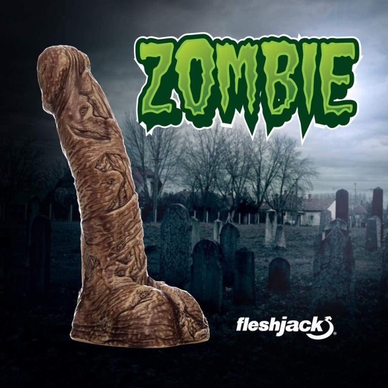 Fleshlight Freaks Zombie Realistic Silicone Dildo Premium Fantasy Sex Toy - - Realistic Dildos