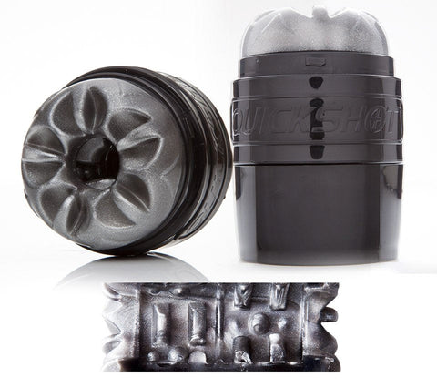Fleshlight Quickshot Boost Dom Gear Online Dual Orifice Masturbator - Masturbators and Strokers