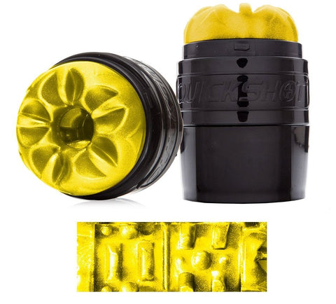 Fleshlight Quickshot Boost Dom Gear Online Dual Orifice Masturbator - Masturbators and Strokers