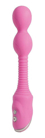 Adam & Eve Flexi Kegel Wand Silicone Dual Motor Vibrator - Love Eggs and Kegel Exercisers