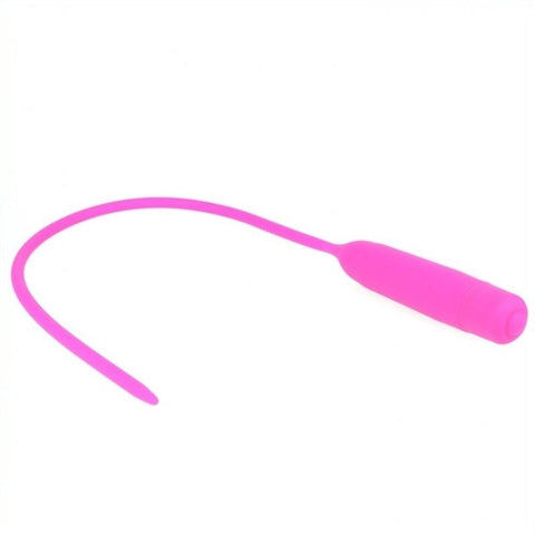 BDStyle Flexible Silicone Penis Plug For Weekend Pleasure with Vibration - Penis Plugs