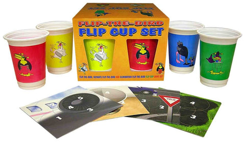 Kheper Games Flip The Bird Flip Cup Challenge Drinking Game - Sex Games, Coupons and Tricks