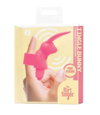 Icon Brands Flirt Finger Tingle Bunny G Spot Vibrator with Flexible Ears - Finger and Tongue Vibrators