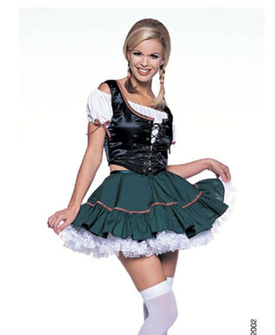 Leg Avenue Fraulein Girl Costume Authentic Bavarian Festival Wear - Fancy Dress Ups