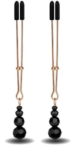 Fredericks of Hollywood Lovers Collection Beaded Nipple Clamps - Nipple and Clit Clamps