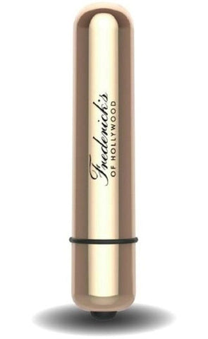Fredericks of Hollywood Lovers Collection Bullet Vibrator Chrome Finish - Personal Massagers