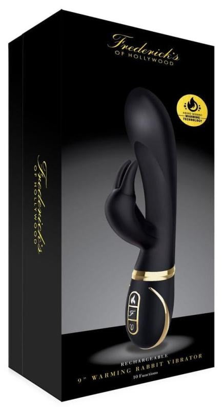 Fredericks of Hollywood Silicone Warming Rabbit Vibrator with Warming Function - - Rabbit Vibrators
