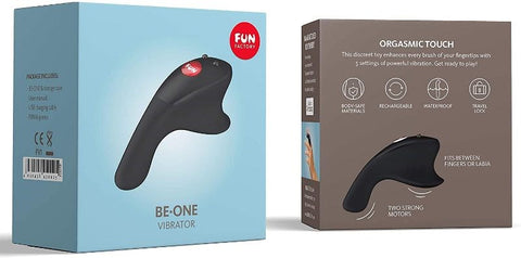Fun Factory BE.ONE Dual Motor Finger Vibrator for Clitoral Stimulation - Finger and Tongue Vibrators