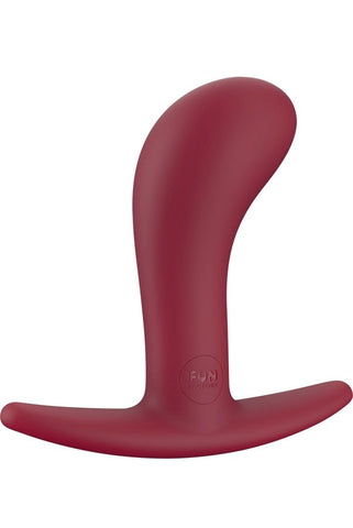 Fun Factory Bootie Butt Plug Medium in Black with Curved Prostate Design - Prostate Toys