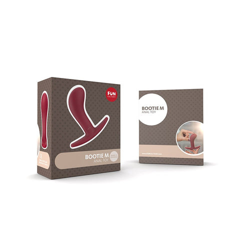 Fun Factory Bootie Butt Plug Medium in Bordeaux Anal Stimulation - Prostate Toys