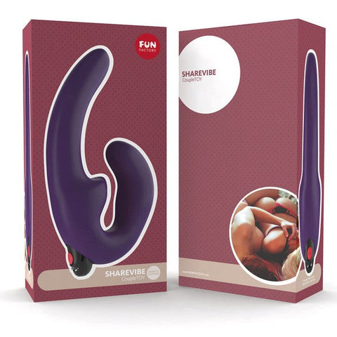 Fun Factory ShareVibe 2.0 Strapless Strap On Vibrator for Couples Play - Strap On Sextoys