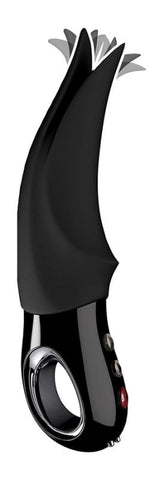 Fun Factory Electrifying Pleasure Fun Factory Volta Black Edition Clitoral Vibrator - Clit Ticklers and Pulsators