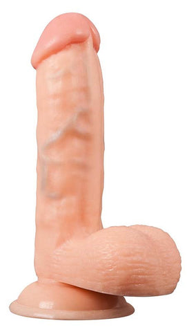 NANMA Corporation G Girl 6.5 Inch Dong with Big Balls and Suction Cup - Realistic Dildos