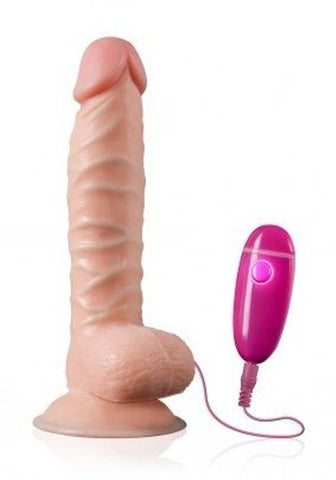 NANMA Corporation Climax Rechargeable Vibrating Delight 8 Inch Dildo - Realistic Dildos