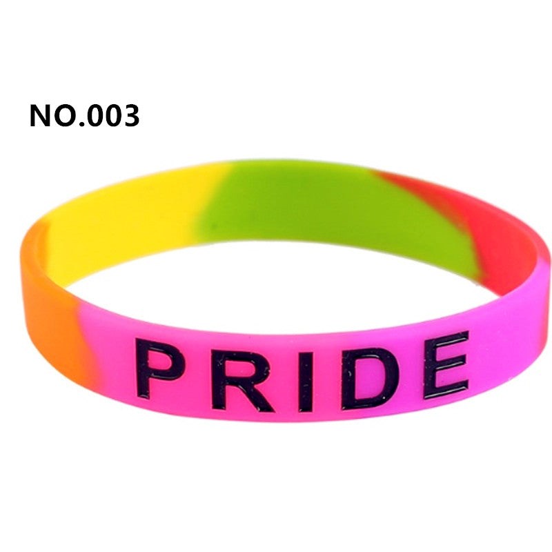 BDStyle Gay Pride Silicone Bracelet Premium Rainbow Pride Accessory - Party Gifts and Novelties