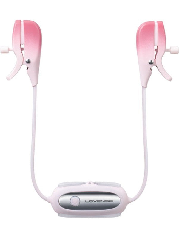 Lovense Gemini App Controlled Vibrating Nipple Clamps with Dual Motors - - Breast and Nipple Toys