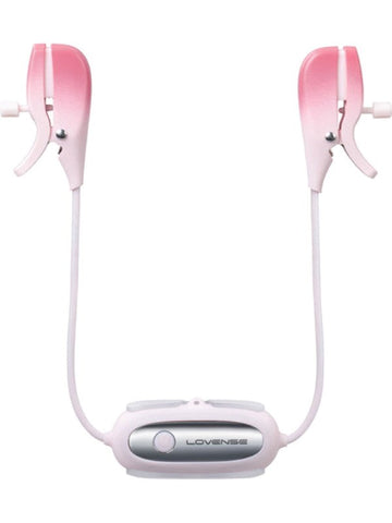 Lovense Gemini App Controlled Vibrating Nipple Clamps with Dual Motors - Breast and Nipple Toys