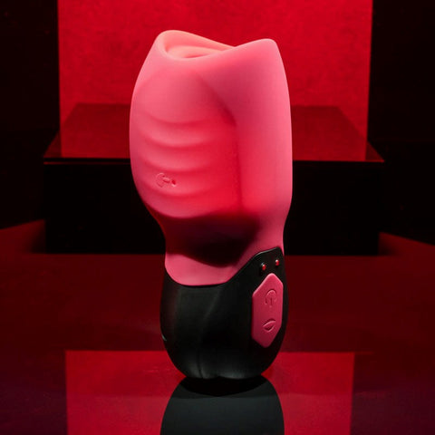 Evolved Gender X BODY KISSES Rose Rechargeable Suction Vibrator with LED Light - Personal Massagers