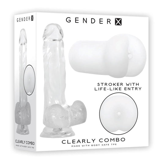 Gender X CLEARLY COMBO 2 Pc Kit Best Value Adult Toy - - Sex Kits