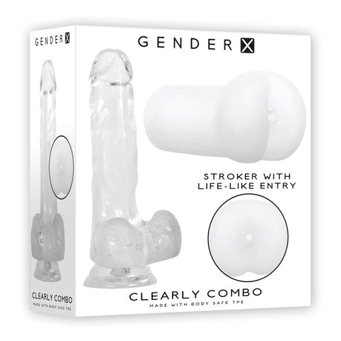 Gender X CLEARLY COMBO - Crystal-Clear Pleasure for Elevated Intimacy - Sex Kits