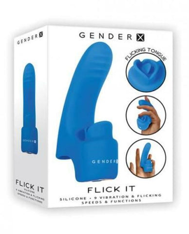 Evolved Gender X Flick It Fingers Vibe Compact Finger Vibrator - Finger and Tongue Vibrators