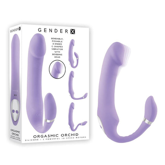 Gender X's Lilac Strapless Strap-On - 10 Speeds of Ecstasy - - Strap On Sextoys