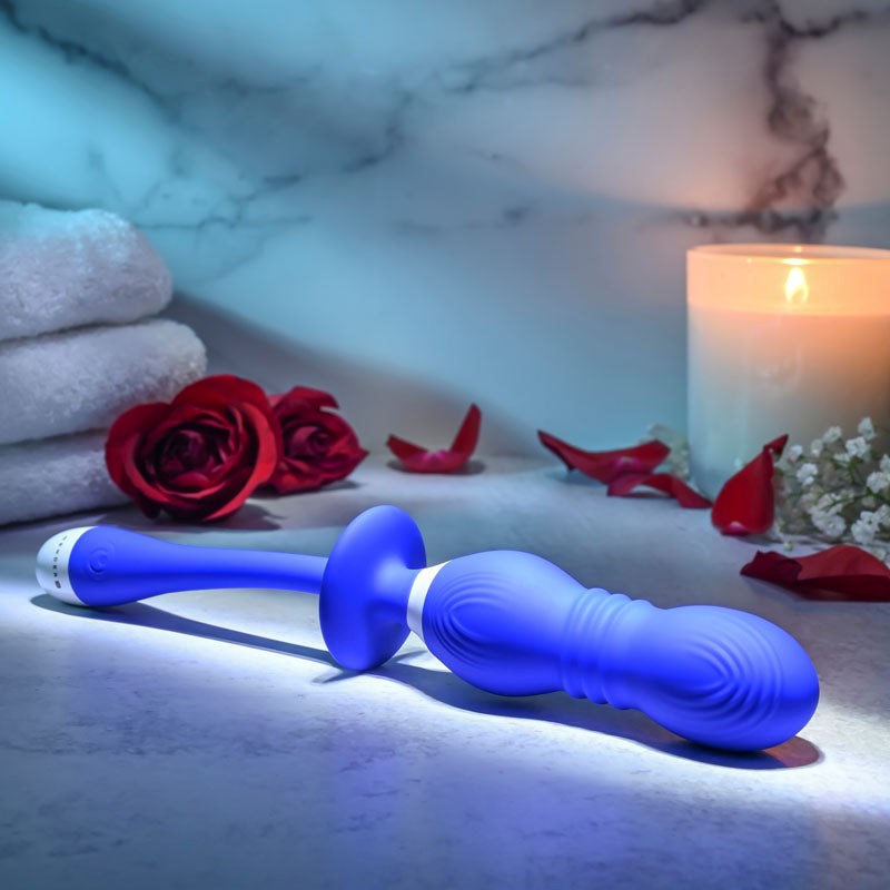 Gender X PLAY BALL - Blue Easy Fit Gear - - Anal Beads and Balls