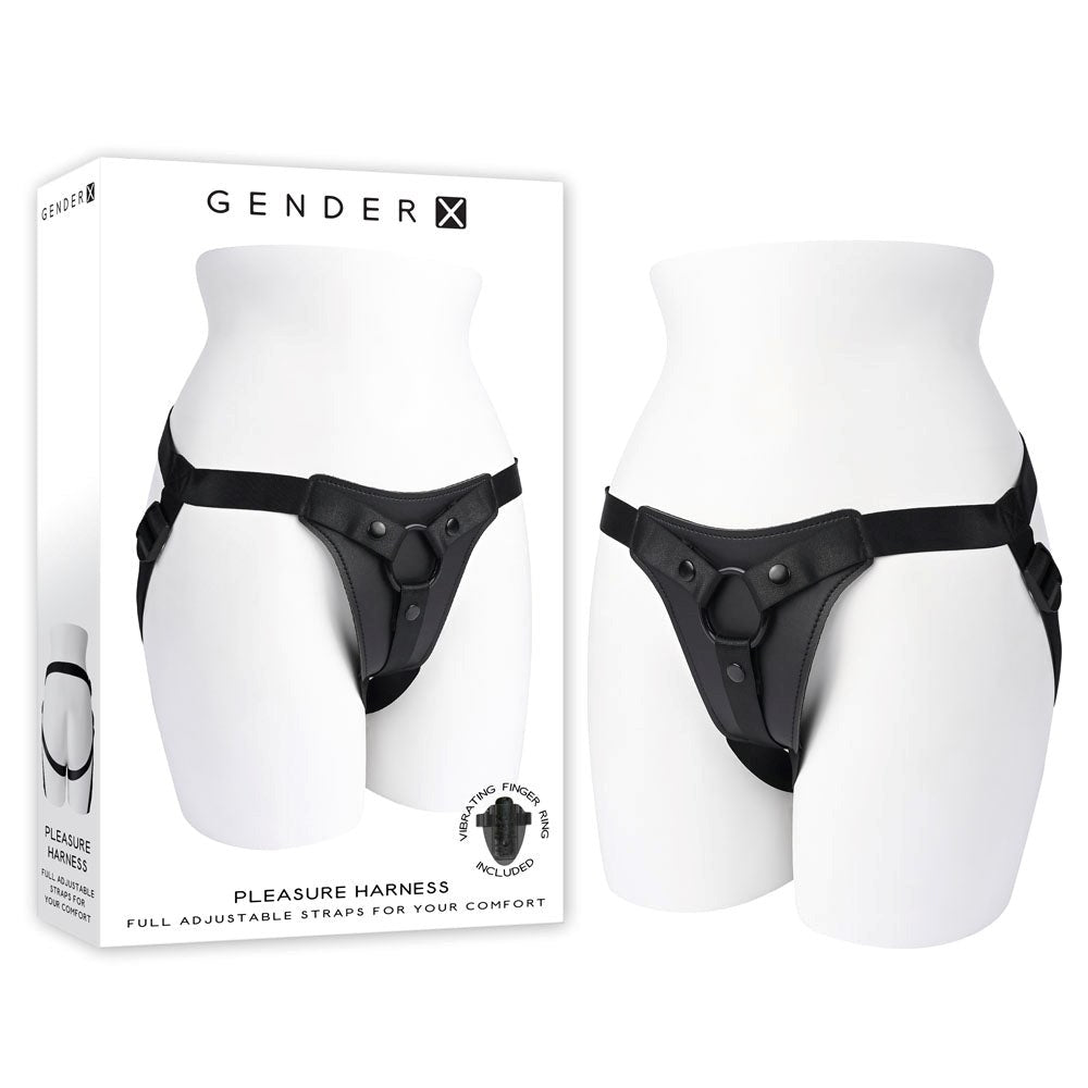 Gender X Adjustable Waterproof Pleasure Harness - - Strap On Sextoys