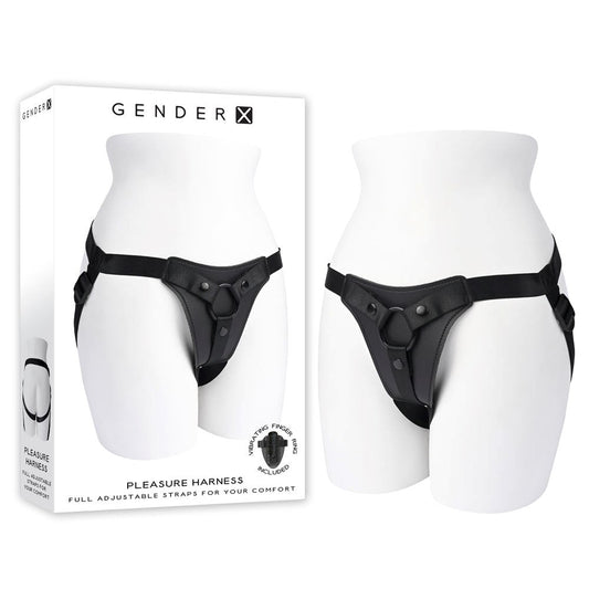 Gender X Adjustable Waterproof Pleasure Harness - - Strap On Sextoys