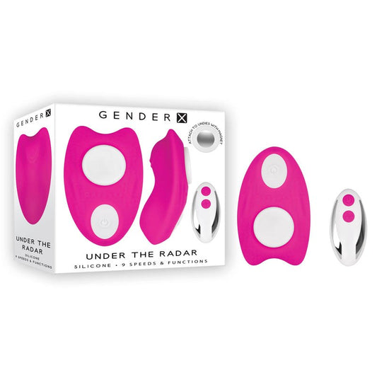 Gender X UNDER THE RADAR - Customizable Panty Vibrator - - Remote Control Vibrators