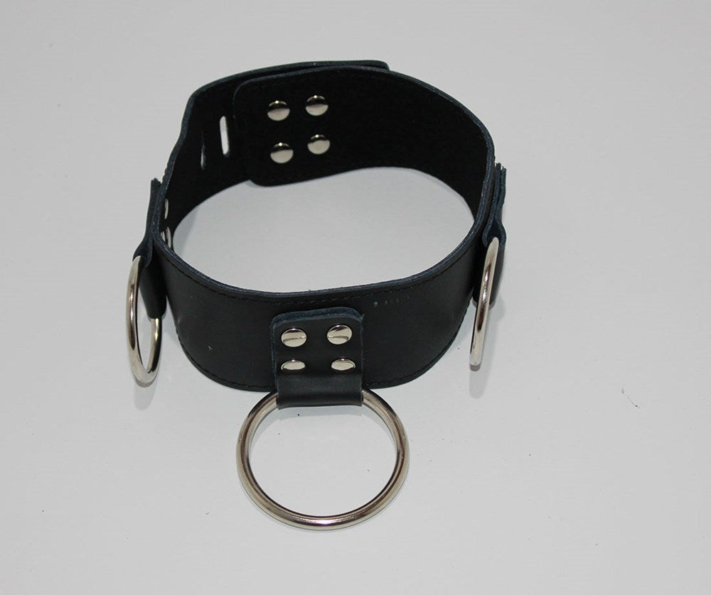 BDStyle Gentle Medusa Ladies Bondage Collar Heavy PVC Seven Point Adjustment - Collars and Leads