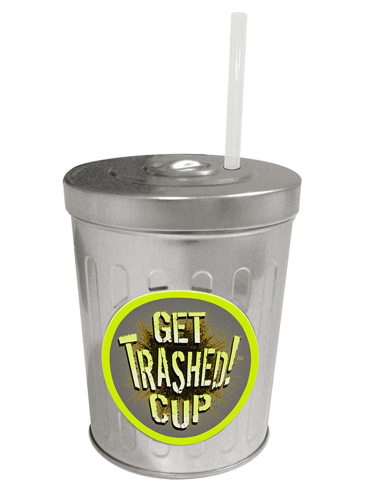 Kheper Games Get Trashed Cup Metal Drinkware with Lid - - Sex Games, Coupons and Tricks