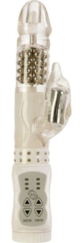 California Exotics Girls Best Friend Diamond Dolphin Vibe Dual Stimulation - Rabbit Vibrators