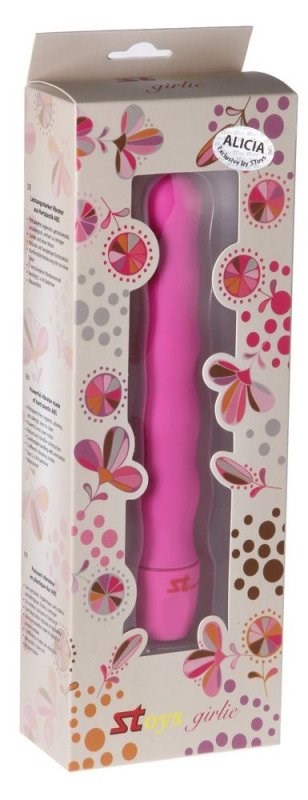 SToys Girlie Alicia Mini Vibrator Pink 7 Pattern Waterproof Clitoral Sex Toy - - G-Spot Vibrators