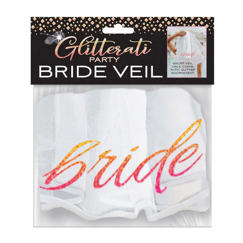 Little Genie Glitterati Bride Veil with Rose Gold Bride Text - Sex Games, Coupons and Tricks