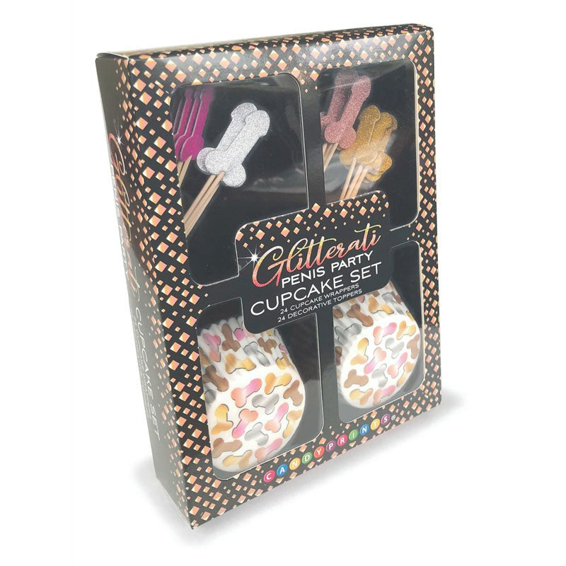 Little Genie Glitterati Penis Party Cupcake Set Complete Party Kit - - Sex Games, Coupons and Tricks