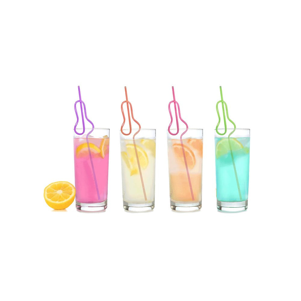 Little Genie Glittering Hens Party Silly Straws Set of 8 Penis Shaped - - Bachelorette and Bucks