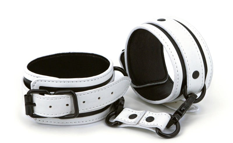 NS Novelties GLO Bondage Ankle Cuffs Glow in the Dark Restraints - - Cuffs and Restraints